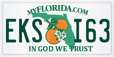FL license plate EKSI63