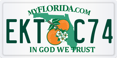 FL license plate EKTC74