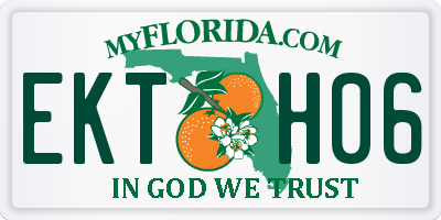 FL license plate EKTH06