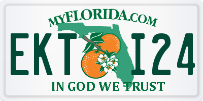 FL license plate EKTI24