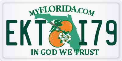 FL license plate EKTI79
