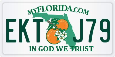 FL license plate EKTJ79