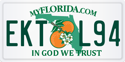 FL license plate EKTL94