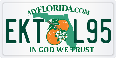 FL license plate EKTL95