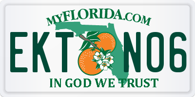 FL license plate EKTN06