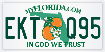 FL license plate EKTQ95