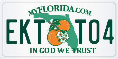 FL license plate EKTT04