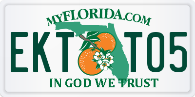 FL license plate EKTT05