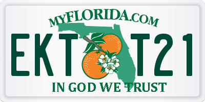 FL license plate EKTT21