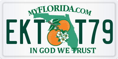 FL license plate EKTT79
