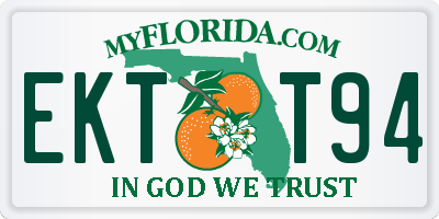 FL license plate EKTT94