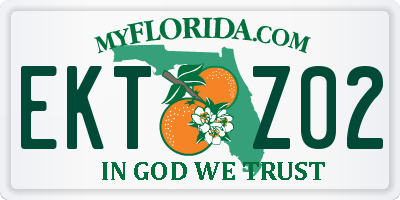 FL license plate EKTZ02