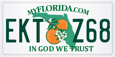 FL license plate EKTZ68