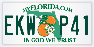 FL license plate EKWP41