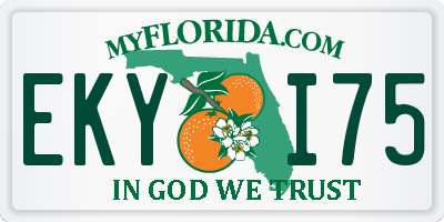 FL license plate EKYI75