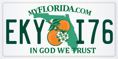 FL license plate EKYI76