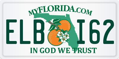 FL license plate ELBI62