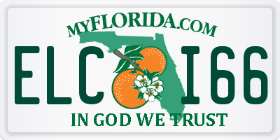 FL license plate ELCI66