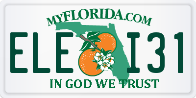 FL license plate ELEI31