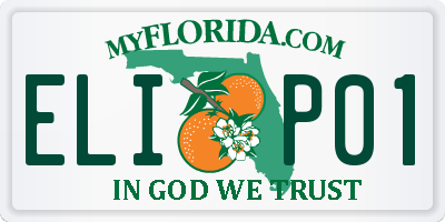 FL license plate ELIP01