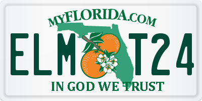 FL license plate ELMT24