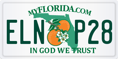 FL license plate ELNP28