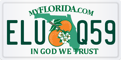 FL license plate ELUQ59