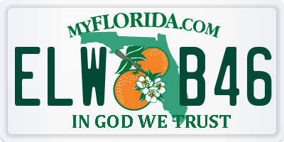 FL license plate ELWB46