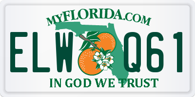 FL license plate ELWQ61