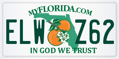 FL license plate ELWZ62