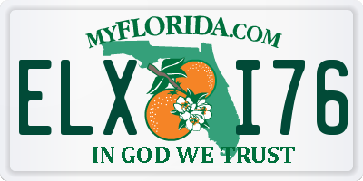FL license plate ELXI76