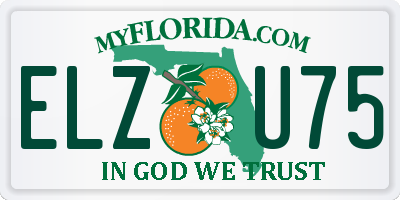 FL license plate ELZU75