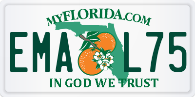 FL license plate EMAL75