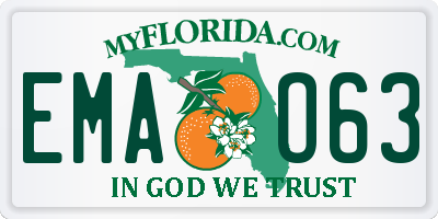 FL license plate EMAO63