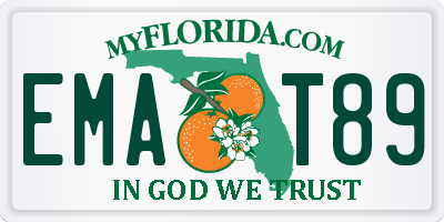 FL license plate EMAT89