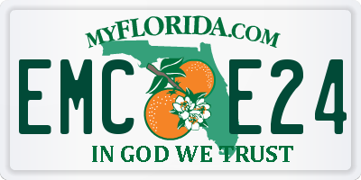 FL license plate EMCE24