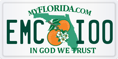 FL license plate EMCI00