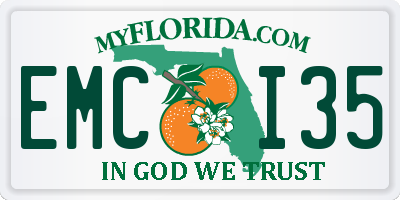 FL license plate EMCI35
