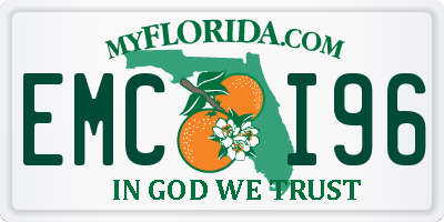 FL license plate EMCI96
