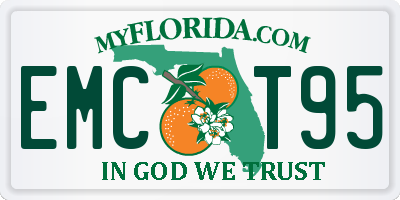 FL license plate EMCT95
