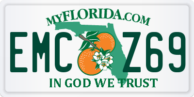 FL license plate EMCZ69