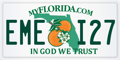 FL license plate EMEI27