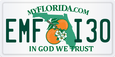 FL license plate EMFI30