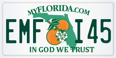FL license plate EMFI45