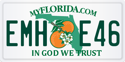 FL license plate EMHE46