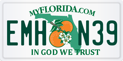 FL license plate EMHN39