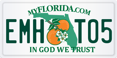 FL license plate EMHT05