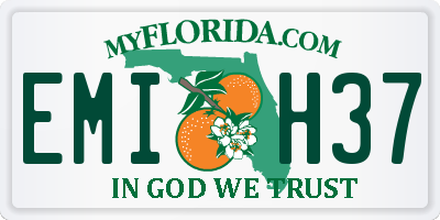 FL license plate EMIH37