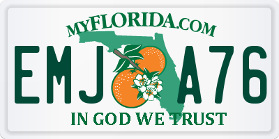 FL license plate EMJA76