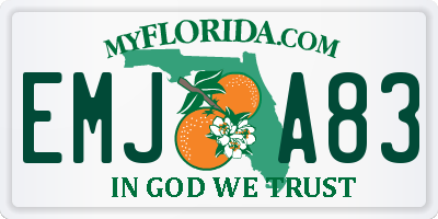 FL license plate EMJA83